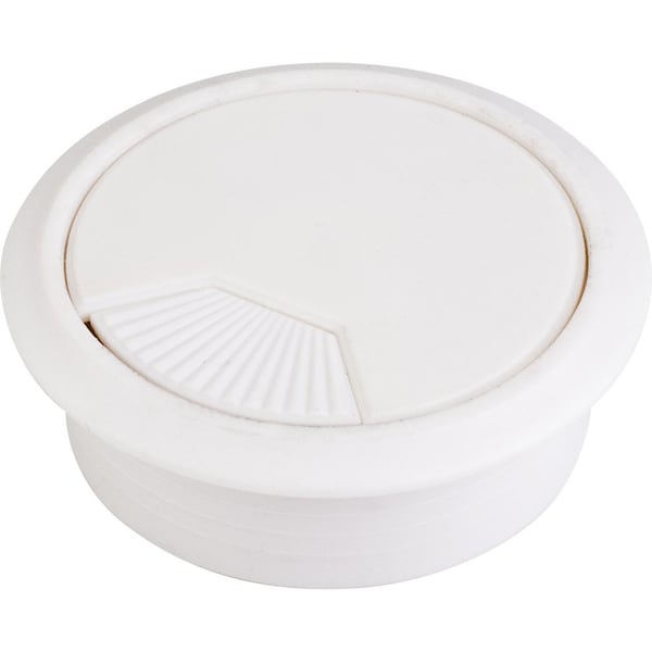 Hardware Resources White 3 Piece Spring Grommet for 60 mm Diameter Hole